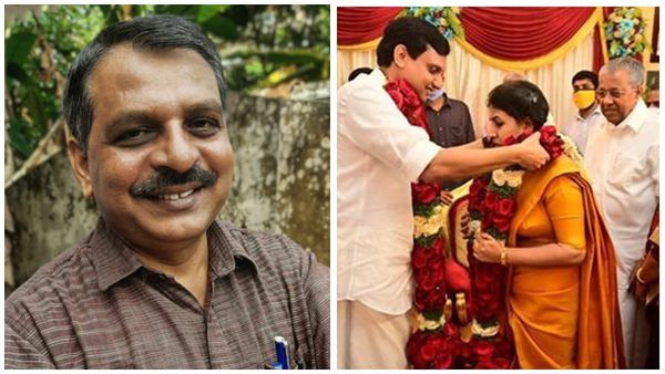 'മകളെ മുസ്ലീമിന് വിവാഹം കഴിച്ചു കൊടുത്തത് സമുദായ വോട്ടിന് വേണ്ടി', പിണറായിയെ അപമാനിച്ച് ആര്‍വി ബാബു