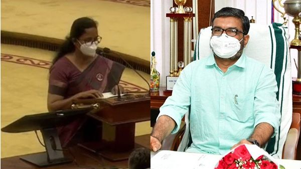 ബാഡ്ജ് ധരിച്ച് രമയുടെ സത്യപ്രതിജ്ഞ; ചട്ടലംഘനമെന്ന് ആരോപണം, പരിശോധിക്കുമെന്ന് എംബി രാജേഷ്