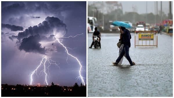 കേരളത്തിൽ ഇടിമിന്നൽ സാധ്യത: ഉച്ചയ്ക്ക് രണ്ട് മുതൽ രാത്രി പത്ത് വരെ ജാഗ്രതാ നിർദേശം, ശക്തമായ മഴയ്ക്കും സാധ്യത
