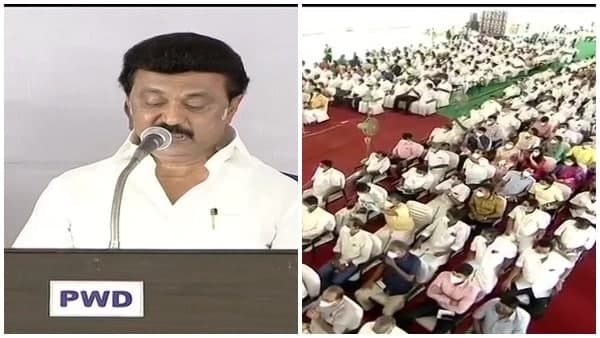 തമിഴ്നാട്ടിൽ ഇനി പുതുയുഗം; എംകെ സ്റ്റാലിൻ മുഖ്യമന്ത്രിയായി സത്യപ്രതിജ്ഞ ചെയ്തു