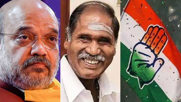 പുതുച്ചേരിയിൽ എൻഡിഎയിൽ പൊട്ടിത്തെറി..അമിത് ഷായുടെ ആവശ്യം തള്ളി രംഗസ്വാമി.. മുതലെടുക്കുമോ കോൺഗ്രസ്?