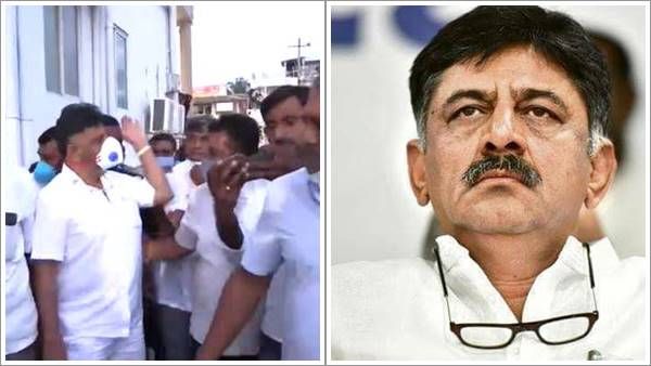 ഒന്നും നോക്കിയില്ല, കോണ്‍ഗ്രസുകാരന്റെ കരണത്ത് പൊട്ടിച്ച് ഡികെ ശിവകുമാര്‍; അമ്പരപ്പ് മാറാതെ പ്രവര്‍ത്തകര്‍