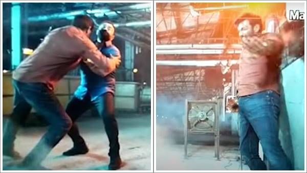 നടന്‍ വിശാലിനെ എടുത്തെറിഞ്ഞ് ബാബുരാജ്; ഭിത്തിയില്‍ ഇടിച്ച താരത്തിന് ഗുരുതര പരിക്ക്, വീഡിയോ