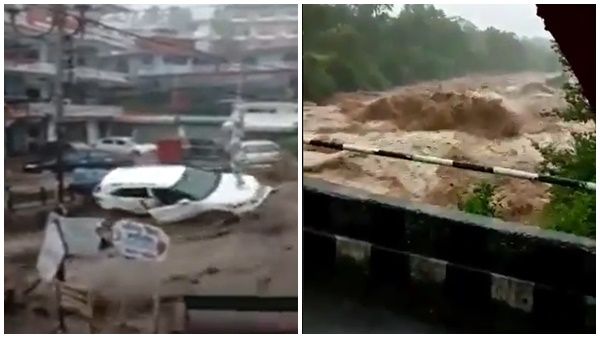 ഹിമാചലിൽ വീണ്ടും മേഘവിസ്ഫോടനം; കരകവിഞ്ഞ് പുഴകൾ, വാഹനങ്ങളടക്കം കുത്തിയിലിച്ചുപോയി