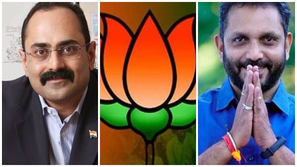 മലയാളിയായ രാജീവ് ചന്ദ്രശേഖറിന് ആശംസയർപ്പിക്കാന്‍ പോലും കെ സുരേന്ദ്രനില്ല; വിരുദ്ധമായി ശോഭ മാത്രം