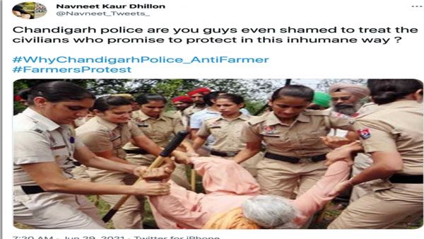 പോലീസുകാർ വലിച്ചുകൊണ്ടുപോകുന്ന വയോധിക: സോഷ്യൽ മീഡിയിലെ ചിത്രത്തിന്റെ സത്യാവസ്ഥയെന്ത്?