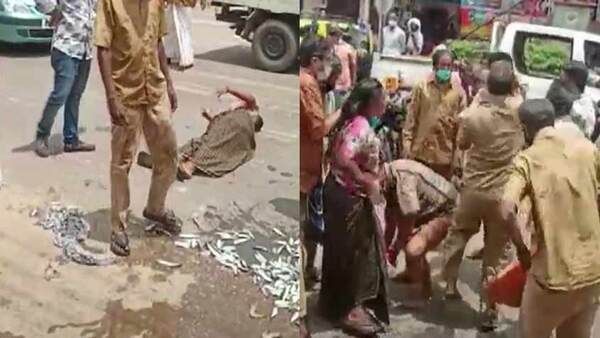 ആറ്റിങ്ങലില്‍ മത്സ്യവില്‍പ്പനക്കാരിക്കെതിരെ ക്രൂരത, നഗരസഭാ ജീവനക്കാര്‍ മീന്‍ വലിച്ചെറിഞ്ഞു