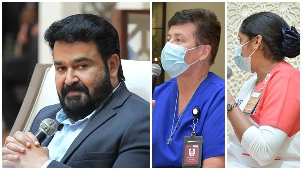 വാക്കുപാലിച്ച് പ്രിയ ലാലേട്ടൻ; യുഎഇയിലെ കൊവിഡ് മുന്നണിപ്പോരാളികൾക്ക് മുന്നിൽ, ആവേശം അലതല്ലി