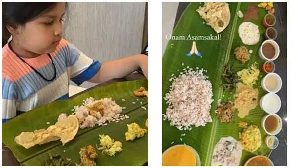 22 കൂട്ടം വിഭവങ്ങളുമായി സിവയുടെ കിടിലൻ ഓണസദ്യ! ധോണിയും കുടുംബവും ഓണമാഘോഷിച്ചത് ദുബായിൽ