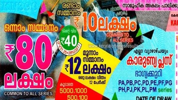 Karunya Plus KN-392 Lottery Result: കാരുണ്യ പ്ലസ് കെഎന്‍-392 ലോട്ടറി ഫലം, ഒന്നാം സമ്മാനം 80 ലക്ഷം