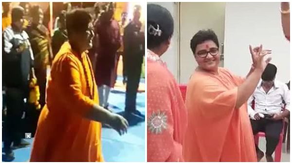 ഡാന്‍സിന് ശേഷം കബഡി കളി... ആര്‍ത്തുല്ലസിച്ച് പ്രഗ്യ താക്കൂര്‍... കോടതിയില്‍ പറഞ്ഞത് തീരെ വയ്യെന്ന്