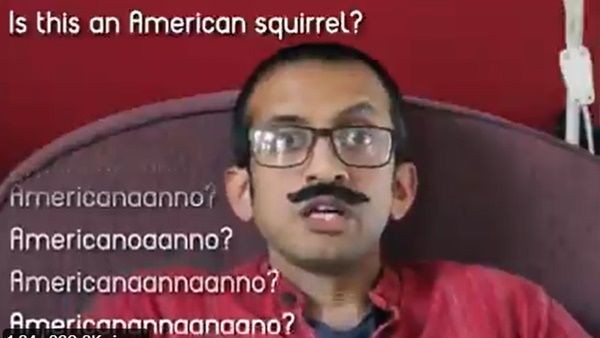 അമേരിക്കനും അമേരിക്കന്‍ അണ്ണാനും: 'വാട്ട്‌സ്ആപ്പിൽ പ്രചരിക്കുന്ന മലയാളം പാഠം, വൈറല്‍ വീഡിയോ