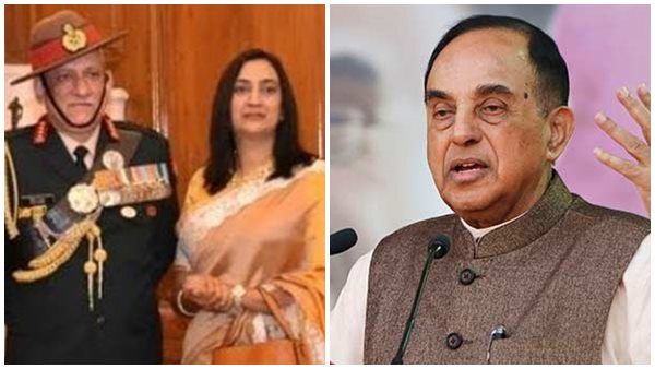 ബിപിൻ റാവത്ത് കൊല്ലപ്പെട്ട ഹെലികോപ്റ്റർ അപകടം: ചൈനയുടെ പങ്ക് സംശയിക്കുന്നെന്ന് സുബ്രഹ്മണ്യൻ സ്വാമി