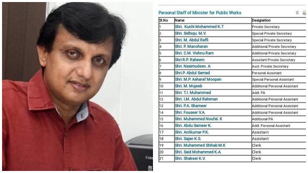 മന്ത്രി മുഹമ്മദ് റിയാസിന്റെ പേഴ്‌സണല്‍ സ്റ്റാഫിലെ എല്ലാവരും മുസ്ലീംങ്ങളാണോ? പ്രചാരണത്തിന് പിന്നിൽ 