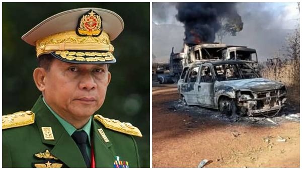 30 പേരെ വെടിവച്ച് കൊന്ന് സൈന്യം; ശേഷം കൂട്ടത്തോടെ കത്തിച്ചു, മ്യാന്മറിലെ ക്രൂരത പുറത്ത്