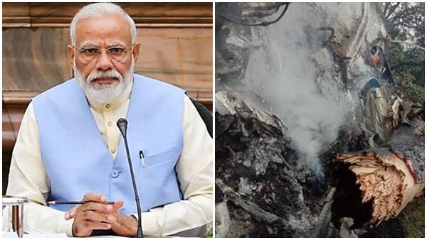 കോപ്റ്റർ തകർന്ന് 13 മരണം; മരിച്ചവരുടെ ഡിഎൻഎ പരിശോധന തുടങ്ങി; മോദി ഉന്നതതലയോഗം വിളിച്ചു