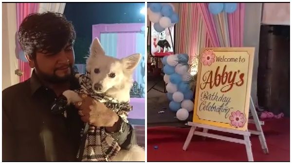 നായയുടെ ജന്മദിനത്തിന് 7 ലക്ഷം രൂപയുടെ ആഡംബര പാർട്ടി; വൈറലായ ചിത്രങ്ങൾക്ക് പിന്നാലെ പൊലീസ് അറസ്റ്റ്