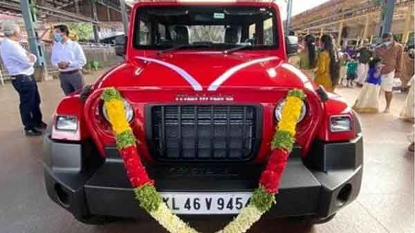 'ഗുരുവായൂരപ്പന്റെ' ഥാര്‍ അമല്‍ മുഹമ്മദിന് ഇനിയും കൈമാറിയില്ല