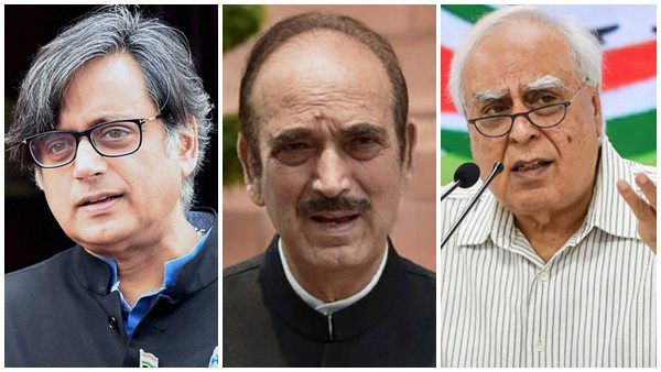 'രാജ്യം അംഗീകരിച്ചു, കോൺഗ്രസിന് വേണ്ട', ഗുലാം നബി ആസാദിനെ പിന്തുണച്ച് കപിൽ സിബലും തരൂരും