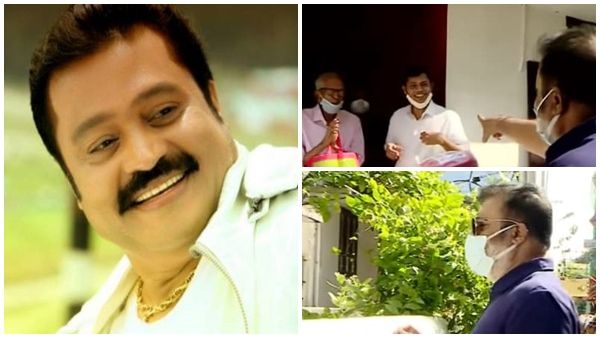 ചെറിയൊരു വയ്യായ്മ... സുരേഷ് ഗോപി നിന്നത് മതിലിനപ്പുറത്ത്; കുശലാന്വേഷണം, മടക്കം