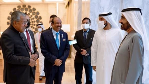 ദുബായ് ഭരണാധികാരിയുടെ മലയാളം ട്വീറ്റ്; പിണറായിയുടെ വക അറബിയിൽ; പ്രവാസികൾക്കിടയിൽ വൈറൽ