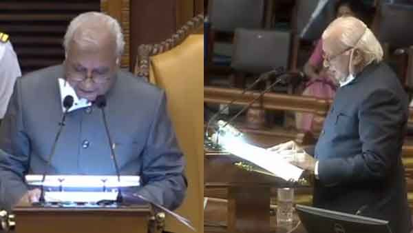 കേന്ദ്രത്തിനെതിരായ വിമര്‍ശനം വായിച്ച് ഗവര്‍ണര്‍; സംസ്ഥാനത്തിന്റെ നേട്ടങ്ങള്‍ എണ്ണിപ്പറഞ്ഞ് നയപ്രഖ്യാപന പ്രസംഗം