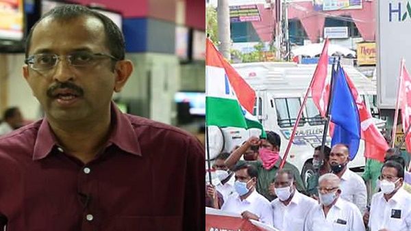 എളമരം കരീമിനെതിരായ പരാമർശം: ഏഷ്യാനെറ്റ് ഓഫീസിലേക്ക് മാർച്ച് പ്രഖ്യാപിച്ച് തൊഴിലാളികള്‍