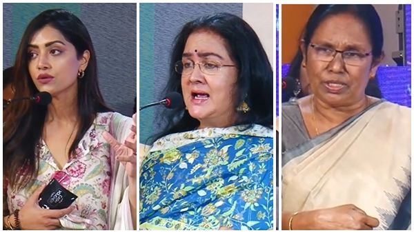 അന്നും ഇന്നും ഇൻഡസ്ട്രിയിൽ കൃമികള്‍ ഉണ്ടെന്ന് ഉർവ്വശി,തുല്യവേതനം വേണമെന്ന് മംമ്ത; വനിതാ ദിനം ആഘോഷിച്ച് 'അമ്മ'