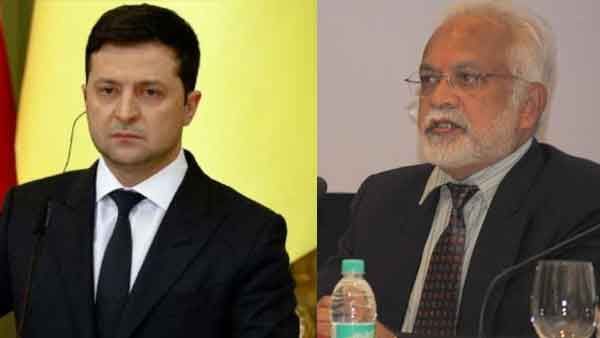 യൂറോപ്പില്‍ നിന്ന് ഒരു ആയുധവും വരാന്‍ പോകുന്നില്ല, സെലെന്‍സ്‌കി നാടകം കളിക്കുകയാണ്: എംകെ ഭദ്രകുമാര്‍