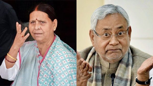 'നിതീഷ് കുമാർ മോദിയുടെ കാലിൽ വീണു'; കടുത്ത പരിഹാസവുമായി റാബ്രി ദേവി