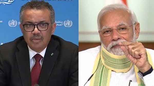 'ഇന്ന് മുതല്‍ നിങ്ങള്‍ തുളസീഭായി ആണ്'; ലോകാരോഗ്യ സംഘടനാ തലവന് പുതിയ പേര് നല്‍കി മോദി