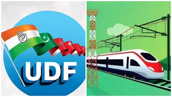 പിണറായി വിജയൻ ജനരോക്ഷം കാണുന്നില്ല; കെ.റെയിൽ പാതയില്‍ മനുഷ്യച്ചങ്ങലയും സത്യാഗ്രഹവുമായി യുഡിഎഫ്