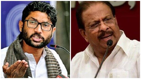 'നരേന്ദ്രമോദിയുടെ തെറ്റായ നയങ്ങളെ വിമര്‍ശിച്ചതിന്റെ പേരില്‍, മേവാനിക്ക് ഐക്യദാര്‍ഢ്യം' - കെ. സുധാകരൻ