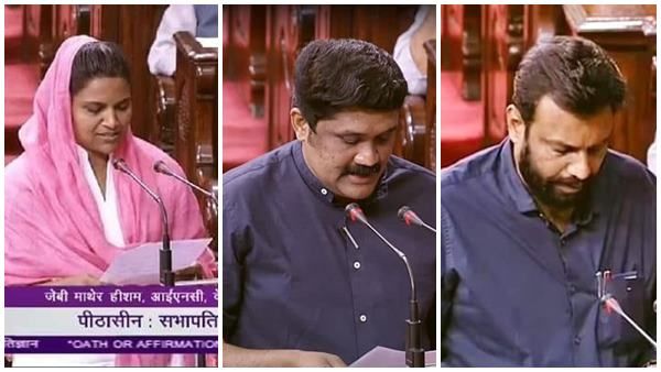 റഹീമും ജെബി മേത്തറും സത്യപ്രതിജ്ഞ ചെയ്തത് ഇംഗ്ലീഷില്‍, ആറ് രാജ്യസഭാംഗങ്ങള്‍ സത്യപ്രതിജ്ഞ ചെയ്തു