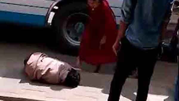 'ഇനിയൊരു പെണ്ണിന്റെ മുഖത്ത് നീ ഇങ്ങനെ നോക്കരുത്'; മദ്യപിച്ച് ശല്യം ചെയ്തയാളെ ഒറ്റയ്ക്ക് നേരിട്ട് യുവതി