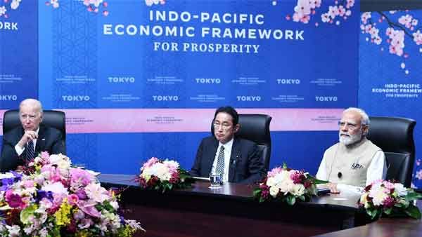 ലക്ഷ്യം വെക്കുന്നത് ചൈനയെ; അമേരിക്ക നയിക്കുന്ന ഇന്തോ പസഫിക് സാമ്പത്തിക കൂട്ടായ്മയില്‍ ഇന്ത്യയും