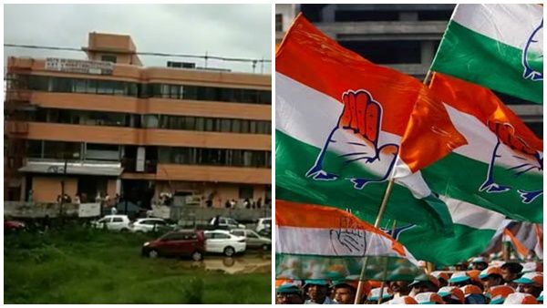 കോൺ​ഗ്രസ് പ്രതിഷേധം:ദേശാഭിമാനിയുടെ ഓഫീസിന് നേരെ കല്ലേറ്; കോട്ടയത്തും സംഘർഷം