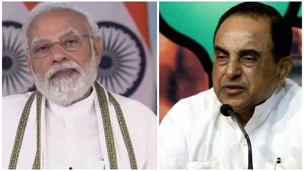 'മോദിഭരണത്തില്‍ ഭാരതമാതാവ് ലജ്ജിച്ച് തലതാഴ്ത്തുന്നു'; ആഞ്ഞടിച്ച് സുബ്രഹ്മണ്യന്‍ സ്വാമി, ബിജെപി ഞെട്ടലില്‍