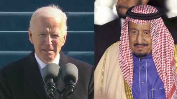 ബൈഡന്‍ സൗദിയില്‍, വന്‍ സ്വീകരണം നല്‍കി സല്‍മാന്‍ രാജാവും മുഹമ്മദ് ബിന്‍ സല്‍മാനും