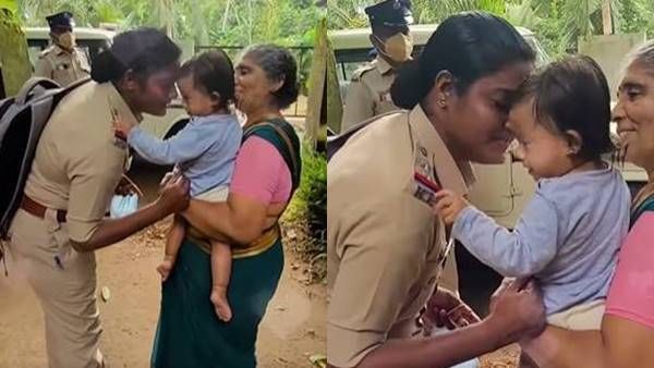 'അമ്മയ്ക്ക് ഡ്യൂട്ടിയുണ്ട് വാവേ': സോഷ്യല്‍ മീഡിയയുടെ മനസ് കീഴടക്കി ഒരു വീഡിയോ