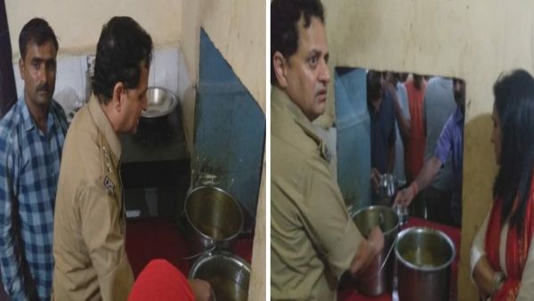 പരിപ്പോ അതോ വെള്ളമോ? ദേഷ്യമടക്കാനാവാതെ പോലീസ് മേധാവി, യുപിയില്‍ വീണ്ടും ഭക്ഷണ വിവാദം... വീഡിയോ