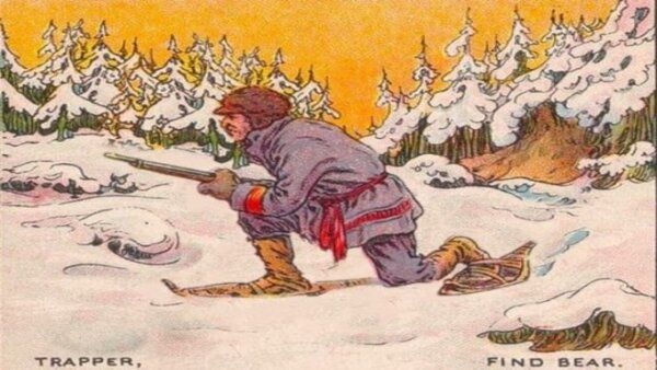 ഈ ചിത്രത്തിലൊരു കരടി ഒളിഞ്ഞിരിപ്പുണ്ട്; പിടിക്കാന്‍ വേട്ടക്കാരനുമുണ്ട്, കണ്ടെത്തിയാല്‍ വേറെ ലെവല്‍