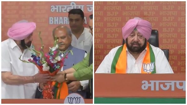 അമരീന്ദര്‍ സിംഗ് ബിജെപിയില്‍ ചേര്‍ന്നു; പഞ്ചാബ് ലോക് കോണ്‍ഗ്രസ് ഇനി ബിജെപിയില്‍