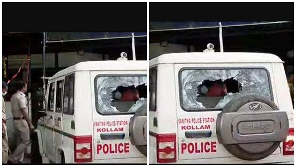 അഭിഭാഷകനെ മർദിച്ചെന്ന്‌ ആരോപണം: കൊല്ലത്ത് 4 പോലീസുദ്യോഗസ്ഥർക്ക് സസ്‌പെൻഷൻ