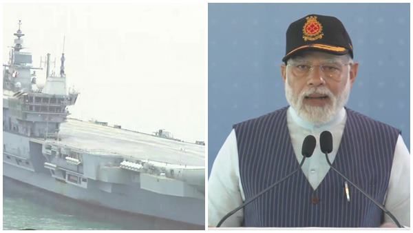 ഐഎന്‍എസ് വിക്രാന്ത് പ്രധാനമന്ത്രി രാജ്യത്തിന് സമര്‍പ്പിച്ചു; ഒന്നും അസാധ്യമല്ലെന്ന് നരേന്ദ്ര മോദി