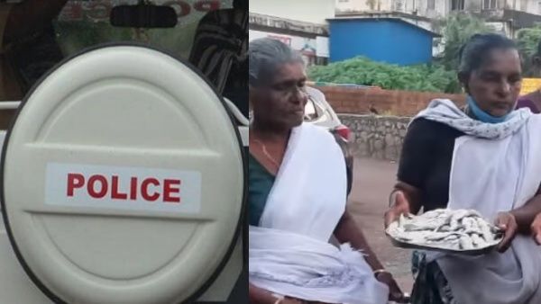 ചന്തയ്ക്ക് പുറത്ത് മീൻ വിറ്റു, കുട്ടയിൽ പോലീസ് ബ്ലീച്ചിങ് പൗഡർ വിതറിയെന്ന് ആരോപണം