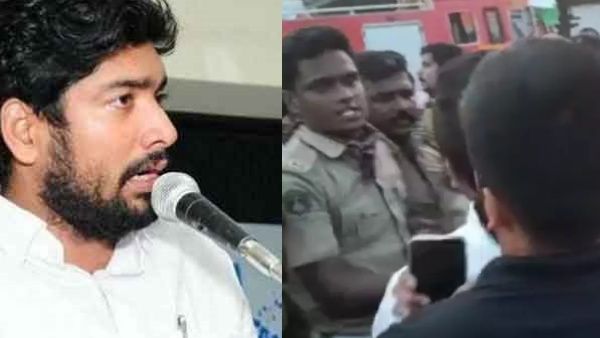 കെഎസ്‌യു പ്രസിഡന്റിനെ വേദിയിൽ കയറ്റിയില്ല, ഭാരത് ജോഡോയിൽ പ്രവർത്തകരും പോലീസും തമ്മിൽ സംഘർഷം