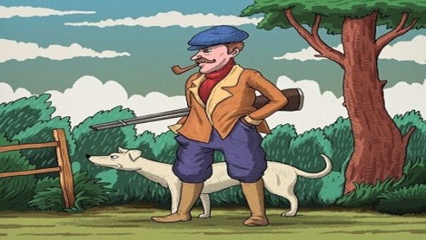 ചിത്രത്തില്‍ മുയല്‍ ഒളിഞ്ഞിരിപ്പുണ്ട്; വേട്ടക്കാരന് മുമ്പ് കണ്ടെത്തിയാല്‍ ജീനിയസ്, 5 സെക്കന്‍ഡ് തരാം