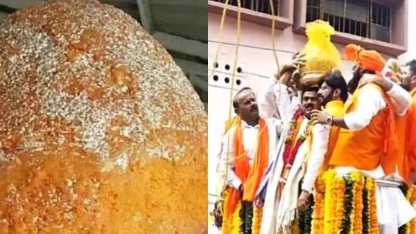 വിളിച്ച് കയറിയ ആവേശം... ഗണേശ ലഡ്ഡു ലേലം ചെയ്തത് 24.60 ലക്ഷം രൂപയ്ക്ക്!