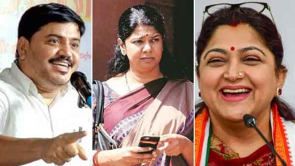 ബിജെപിയില്‍ ചേര്‍ന്ന നടിമാര്‍ 'ഐറ്റംസ്' എന്ന് ഡിഎംകെ നേതാവ്, കനിമൊഴിയെ ടാഗ് ചെയ്ത് ഖുശ്ബു, ഒടുവില്‍ മാപ്പ്